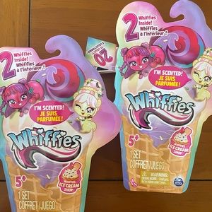 NWT whiffies 2 sets (2 whiffies in each) - ice cream shop collection